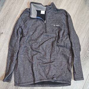 Columbia Charcoal Heather Quarter-Zip Pullover